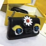 펜디 마이크로 바게뜨백 블랙