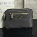 프라다 메이컵 가방 그레이