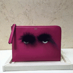 펜디 로마 백 벅스 가죽 클러치0363