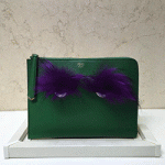 펜디 로마 백 벅스 가죽 클러치0363