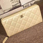  샤넬  장지갑 골드 50096