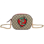 구찌 스네이크 크로스 체인