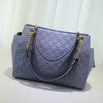 구찌 실비 가죽탑 핸들백 453773