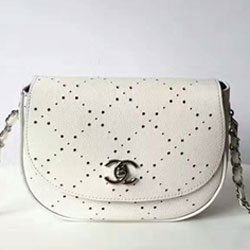 샤넬 캐비어 호보 숄더 플랩백