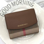 버버리 똑딱이 지갑