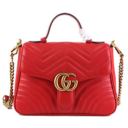 구찌 [GG 마몽] 마틀라세 탑 핸들 백 498110