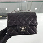 샤넬 클래식 캐비어 MINI 16cm 은장 [9가지 색상] C-96222