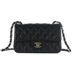 샤넬 클래식 램스킨 뉴미니 은장 [14가지 색상] C-66566