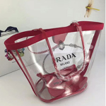 프라다 PVC 핸드백 1BG166