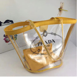 프라다 PVC 핸드백 1BG166