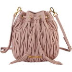 미우미우 마테라세 가죽 버킷백 5BE014