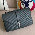 입생로랑 다크 라지 모노그램  컬리지 백  392738