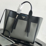 프라다  사피아노 가죽 두블레 토트백 1BG235