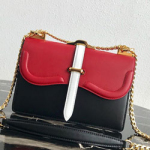 프라다  가죽 모노크롬  숄더백  1BD188