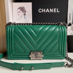 샤넬 보이백 램스킨 미듐 엔틱골드 25cm 191220