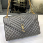 입생로랑 퀼티드  엔벨로프 백  31cm 487198